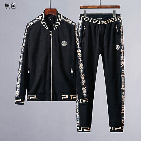 grey versace tracksuit